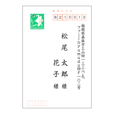 用意するもの　郵便はがき・官製ハガキ